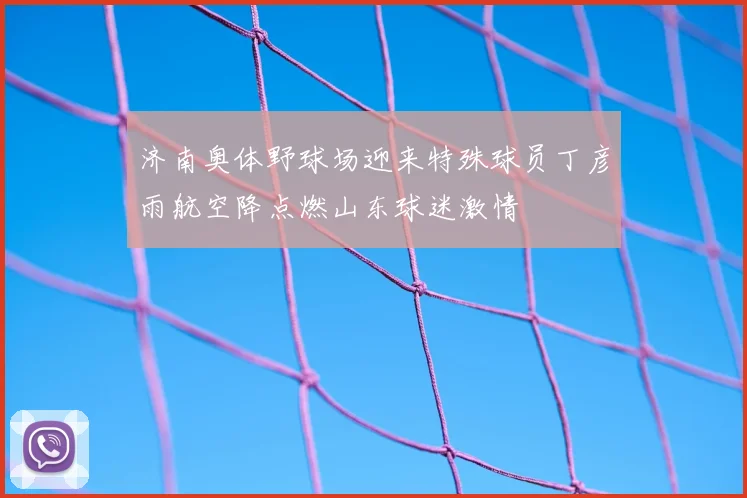 济南奥体野球场迎来特殊球员丁彦雨航空降点燃山东球迷激情